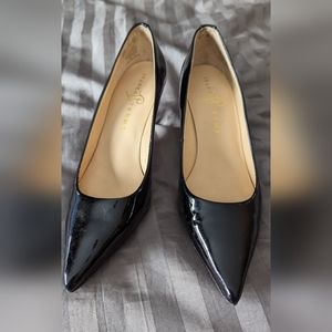 Ivanka Trump Black Patent Heels - Size 7.5